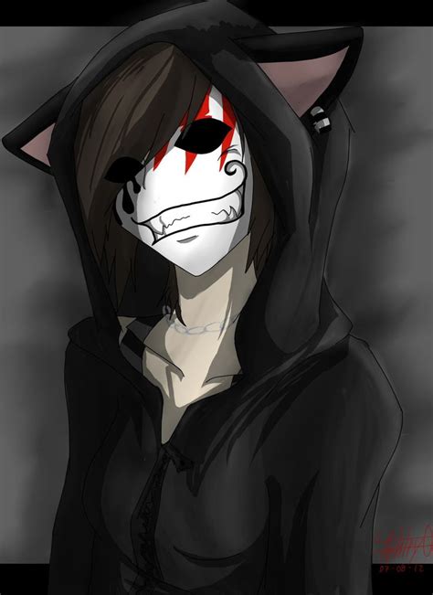 Scary Cat Like Hollow Masktokyomask Otaku Anime Picture