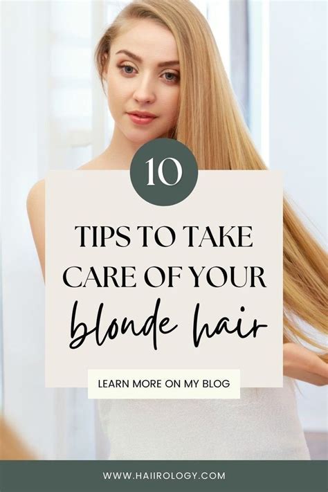 Blonde Hair Tips Blonde Hair At Home Dyed Blonde Hair Hair Maintenance Tips Damage Hair Care