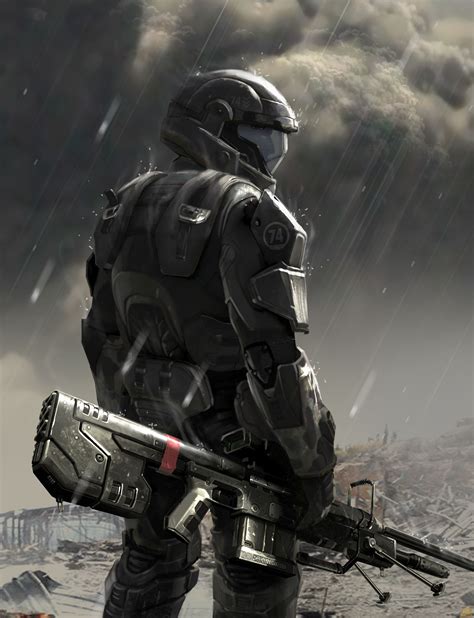 Odst In The Rain Myconfinedspace