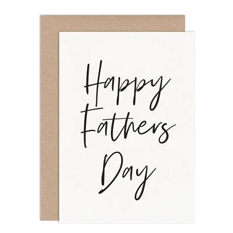 Happy Fathers Day Card By Russet And Gray Happy Fathers Day Fathers