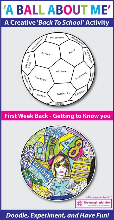 Getting To Know You Ball School Art Activities First Day Of School