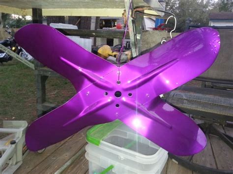 Dormant Purple Custom Powder Coated Fan Columbiacoatings Com