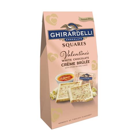 Ghirardelli Squares In White Chocolate Crème Brulée Target Valentine