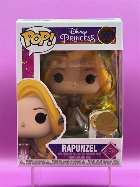 223 Funko Pop Disney Ultimate Princess Celebration Rapunzel With Pin