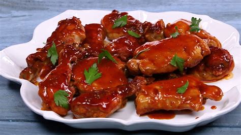 In a small bowl, beat the eggs with a fork, until frothy. Oven-Baked BBQ Chicken | Southern Living - YouTube