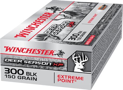 Winchester Deer Season Xp 300 Aac Blackout 150gr Extreme Point 20rd