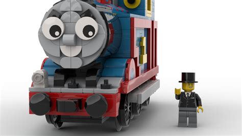 Lego Moc Thomas The Tank Engine By Brickfolk Rebrickable Build With