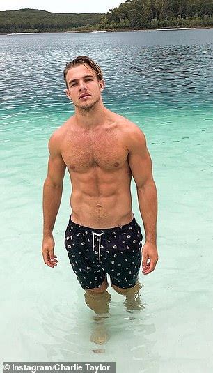 Love Island Hunk Charlie Taylors Mystery Blonde Revealed Daily Mail