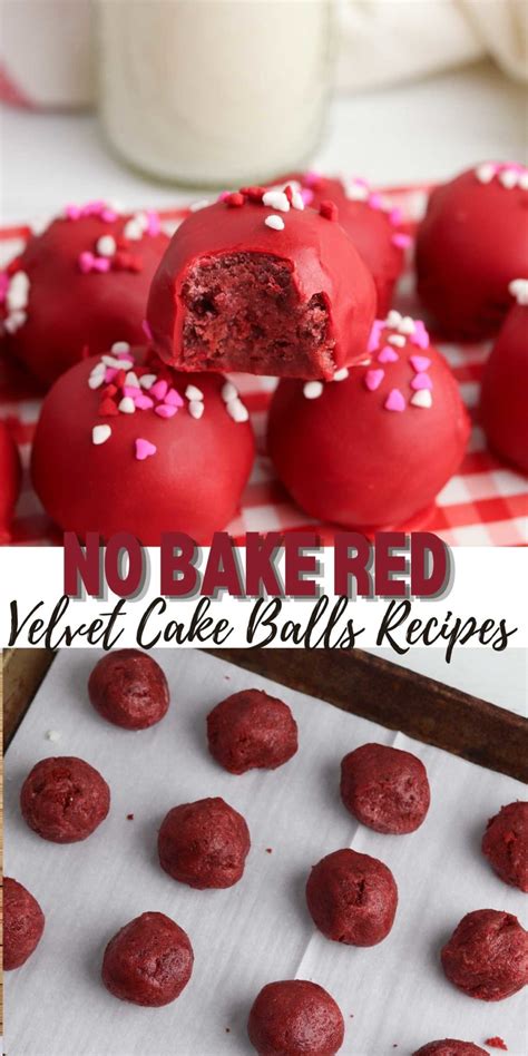 No Bake Red Velvet Cake Balls Recipe Easy Everyday Recipes
