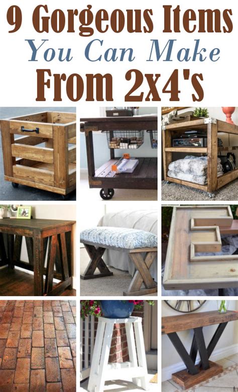 Diy Home Sweet Home 9 Amazing Projects Using 2x4s