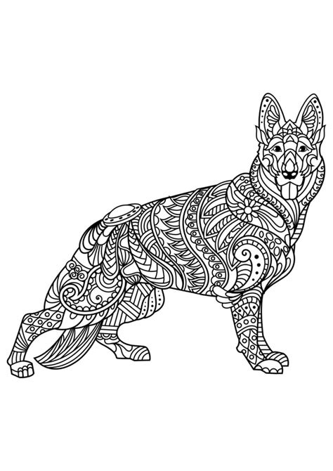 Get This Wolf Coloring Pages For Adults 86711