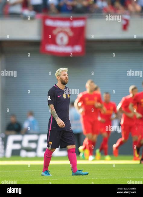 Lionel Messi Liverpool Fc V Barcelona International Champions Cup