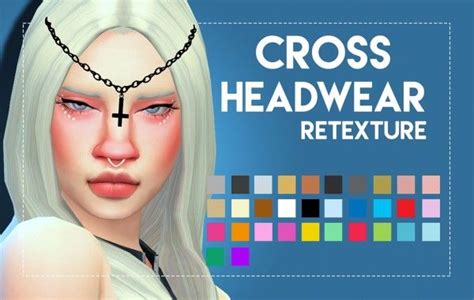 Simsworkshop Cross Headwear Maxis Matched By Weepingsimmer Sims 4