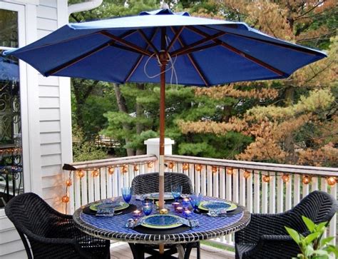 You can check out the best landscaping ideas for on another note, in a lounge chair pair set up by the pool, a round pool umbrella could be the best option. 25 Ideas of Small Patio Table With Umbrella