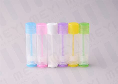 5g Round Cute Colorful Clear Lip Balm Containers With