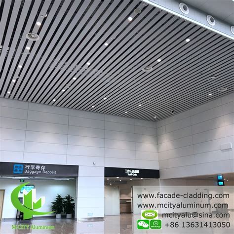 Metal Aluminum Ceiling Tile Strip Ceiling For Interior And Exterior