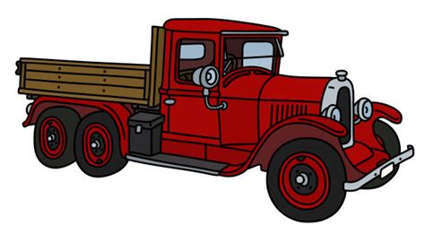Royalty Free Red Pickup Truck Clip Art Vector Images And Illustrations