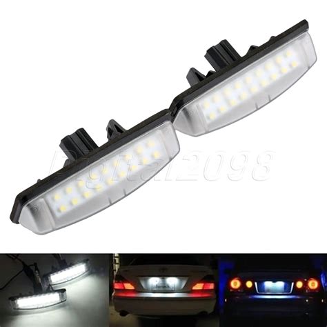 Yetaha 2pcs Led License Number Plate Light Bulb Lamp For Toyota Camry