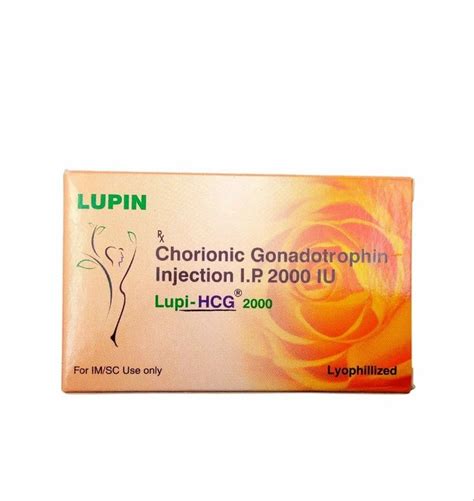 Lupi Hcg Injection Packaging Size 1mg Dose 2 8 Degreec Do At