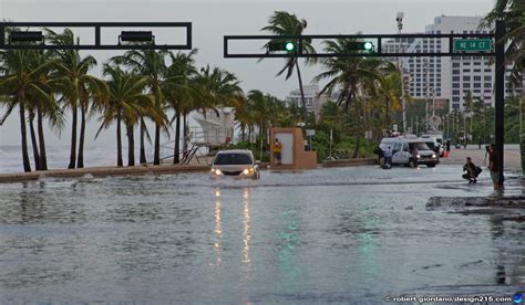 Robert Giordanos Photo Of The Day Ocean Floods A1a Along Fort