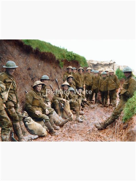 British Soldiers At The Battle Of The Somme Poster For Sale By