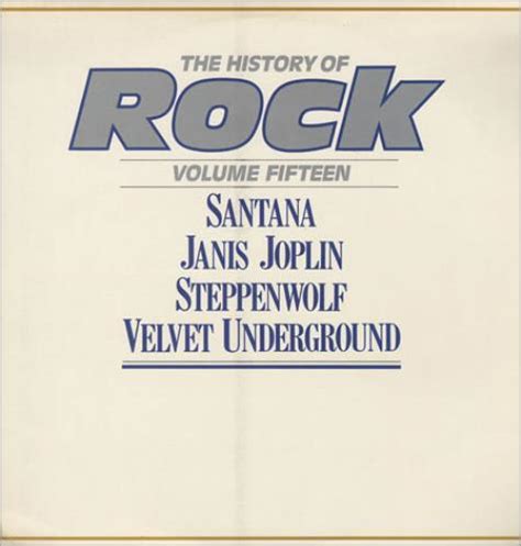 The History Of Rock The History Of Rock Volume Fifteen Uk Double Vinyl