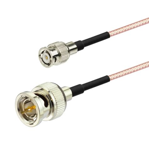 Mini BNC Male To BNC Male SDI Vedio Cable 60cm 2feet For HD 3G SDI