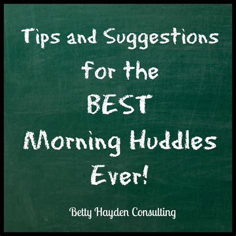 Tips And Suggestions For The Best Morning Huddle Ever Dental
