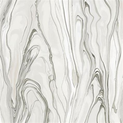 Cl2573 Light Grey Liquid Marble Wallpaper