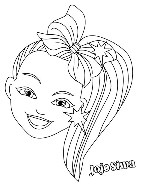 JoJo Siwa Coloring Pages - Free Printable Coloring Pages for Kids