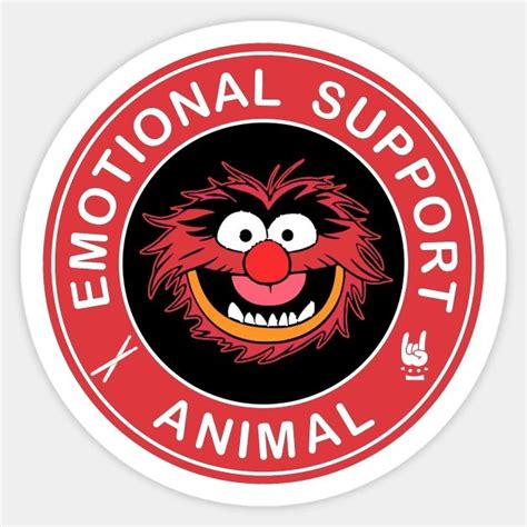 Muppets Emotional Support Animal By Bigfinz Emotional Support Animal