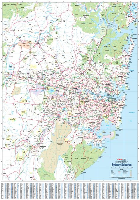 Suburbs Of Sydney Australia Map Map Of World