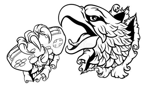 Bald Eagle Mascot Stock Vector Illustration Of Drawing 86287304