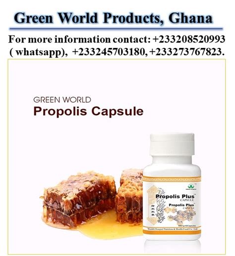 Green World Propolis Plus Capsules