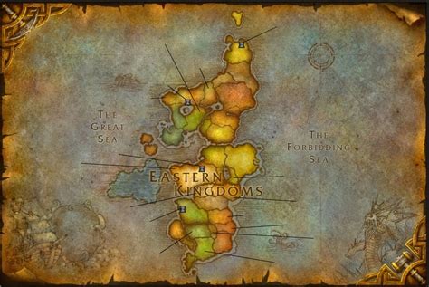 Top free images & vectors for wetlands map wow in png, vector, file, black and white, logo, clipart, cartoon and transparent. World of Warcraft: Find the Eastern Kingdoms Zones Quiz ...