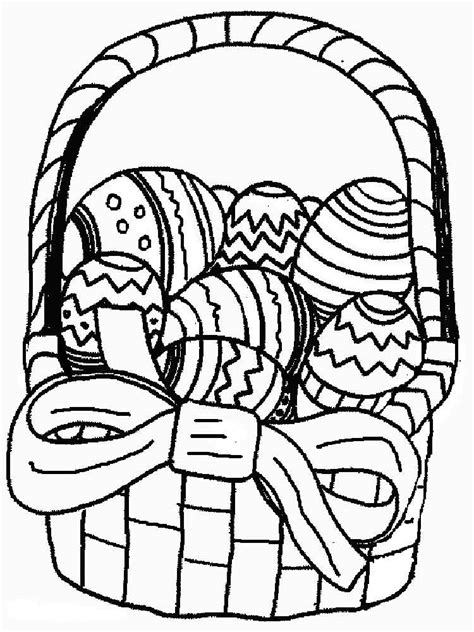 Happy easter day wishes, quotes, greetings & art pics. Easter Basket coloring pages. Free Printable Easter Basket ...