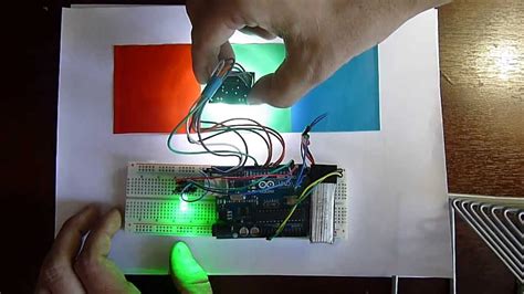 Tcs3200 Color Sensor Arduino Rgb Led Youtube