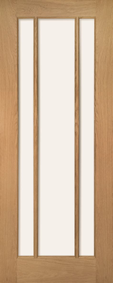 726 X 2040 X 40mm Norwich Glazed Oak Internal Door