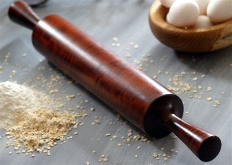 Rollingpin Brown Rolling Pin Farmhouse Rolling Pins Wood Turning