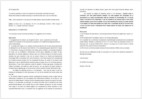 Rebuttal Letter Template 7 Documents For Word Pdf