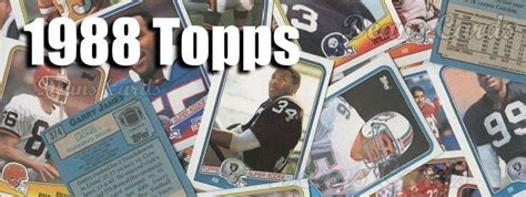 Check spelling or type a new query. Buy 1988 Topps Football Cards, Sell 1988 Topps Football Cards: Dean's Cards