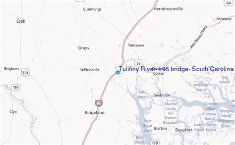Tulifiny River I 95 Bridge South Carolina Tide Station