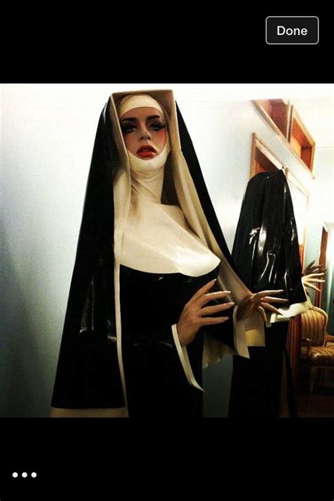love a cute num nun costume latex cosplay nuns habits bad habits nun outfit latex outfit