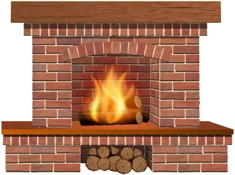 Christmas Cartoon Fireplace Clipart - Christmas fireplace cartoon