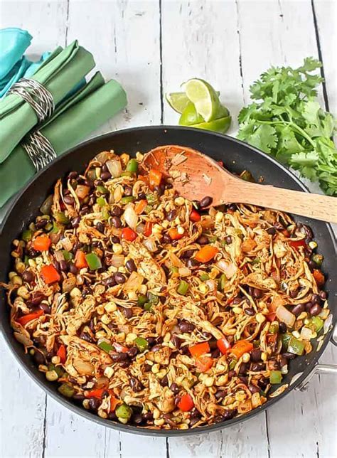 Southwest chicken skillet dinner - Family Food on the Table