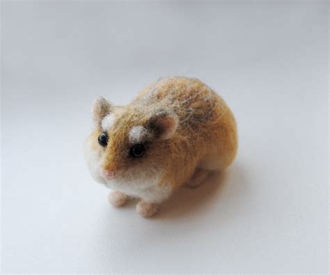 Robo Dwarf Hamster Realistic Needle Felted Hamster Ready To Ship
