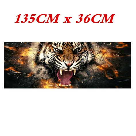For Car Pickup Rear Window Stickers Flame Tiger Head Style Vinyl