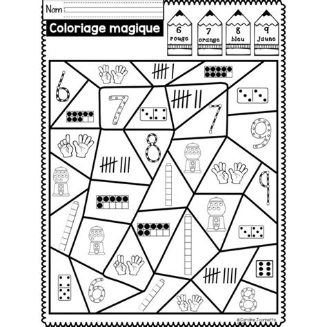 Coloriage magique Nombres 110