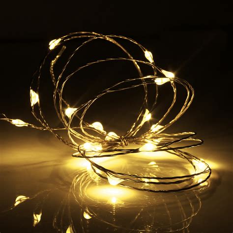 2m 20 Led Copper Wire Fairy String Light Usb Powered Xmas Party Home