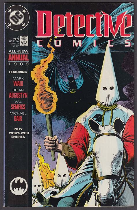 Detective Comics Annual 2 Dc Comic Book 1989 Batman